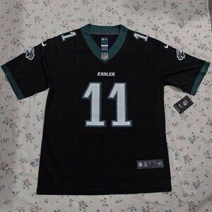 NFL #11 Philadelphia Eagles A.J. Brown Black Jersey
